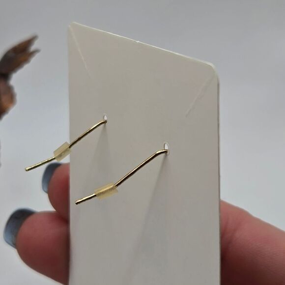 "5/$25" Pink/Turquoise Boho Seed Bead Goldtone Teardrop Dangle Earrings - Picture 2 of 5